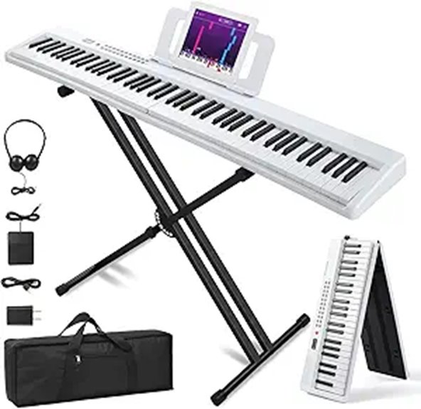 88 key portable piano