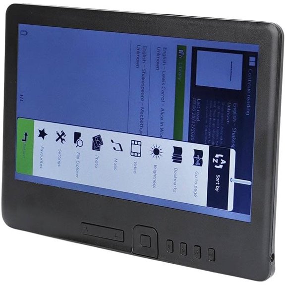 8gb e reader with case