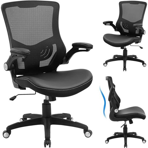 adjustable lumbar office chair