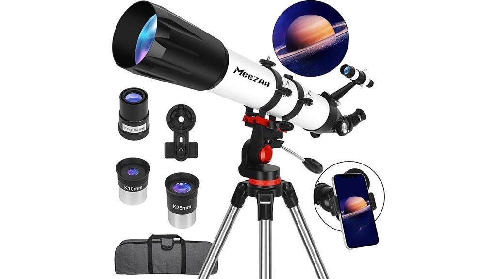 adult telescope with accessories