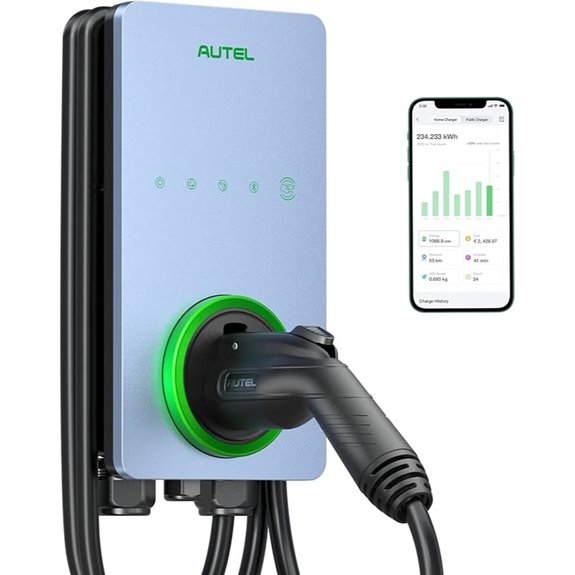 Autel 50Amp Wi-Fi Electric Vehicle Charger