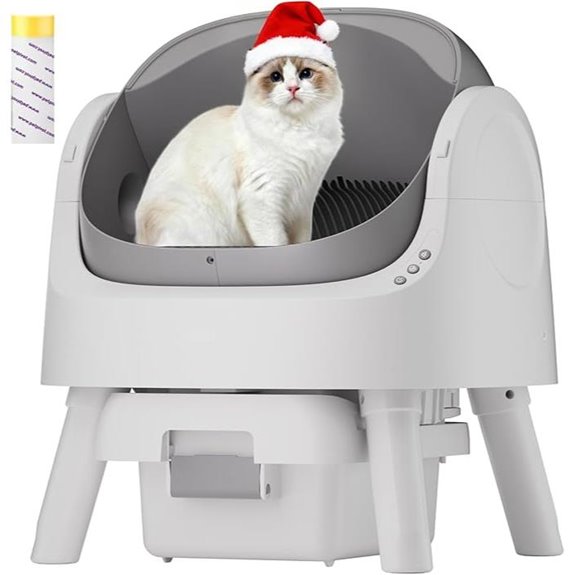 Self-Cleaning Cat Litter Box with Safety Features