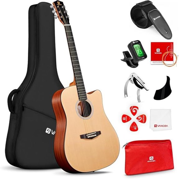 beginner 41 inch guitar bundle
