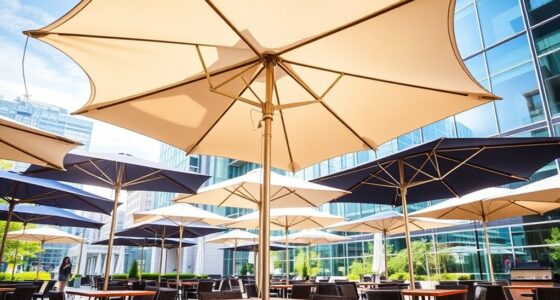 best commercial patio umbrellas