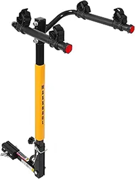 MaxxHaul 2-Bike Hitch Mount Rack for Vehicles