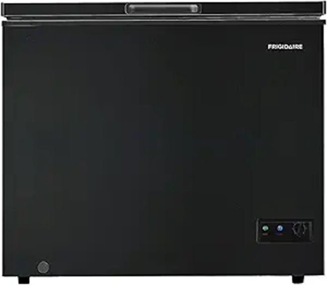 FRIGIDAIRE 7 Cu. Ft Chest Deep Freezer Black