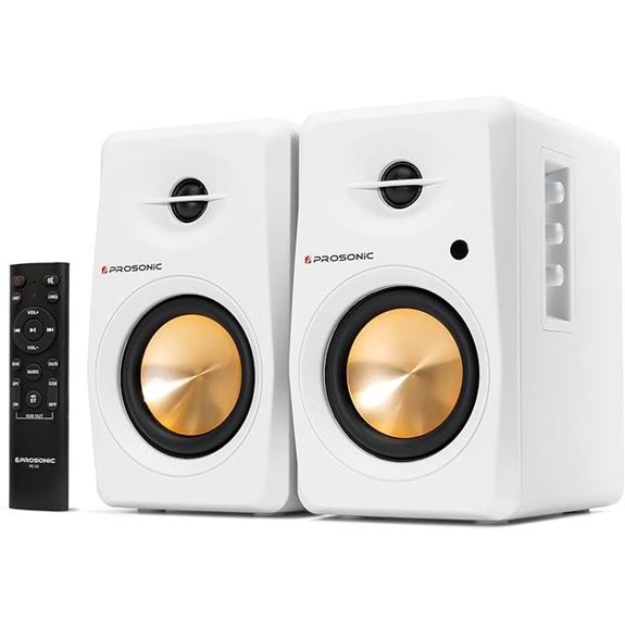 Prosonic BT30 Bluetooth Bookshelf Speakers with Inputs