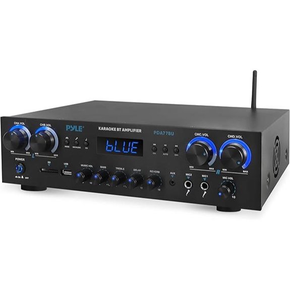 Pyle 4-Channel Bluetooth Home Stereo Amplifier