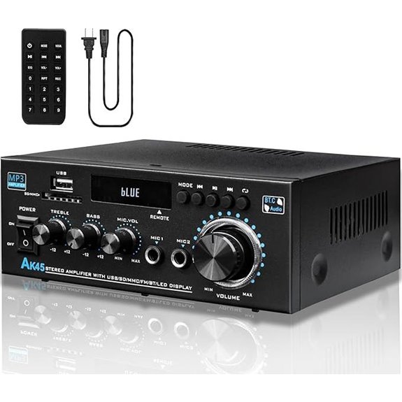 AK45 Bluetooth Stereo Receiver & Amplifier System