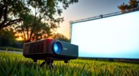 bright daytime outdoor projectors
