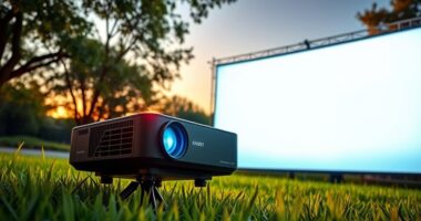 bright daytime outdoor projectors