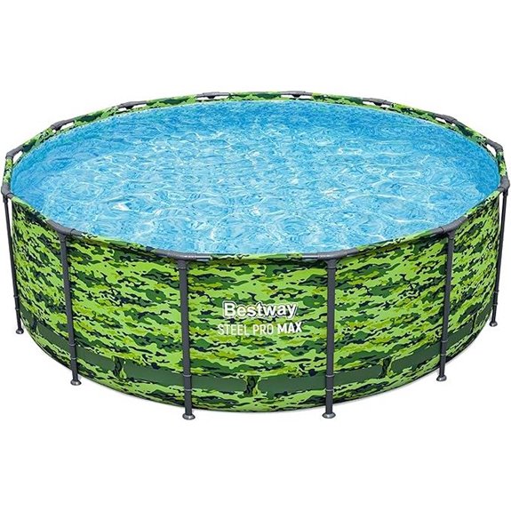 camo steel pool set