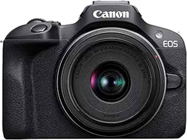 Canon EOS R100 Mirrorless Camera Kit with 24MP Sensor