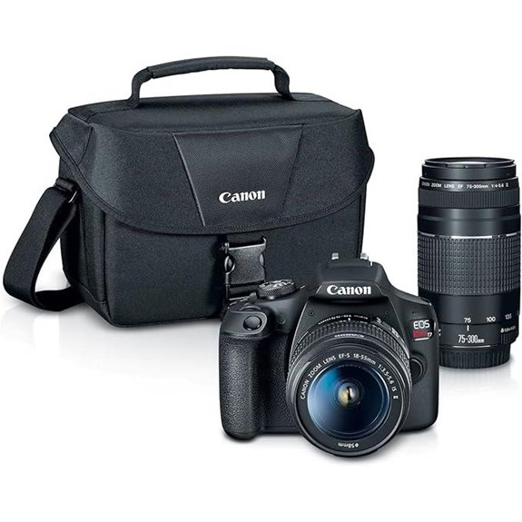 Canon Rebel T7 DSLR Camera Kit with 2 Lenses
