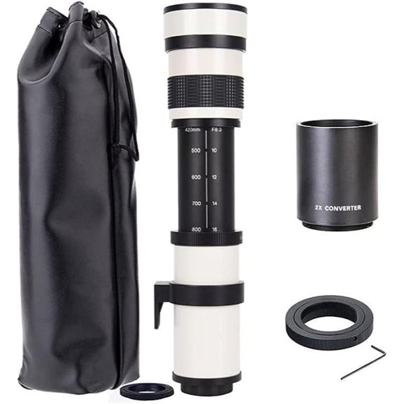 JINTU 420-1600mm Telephoto Zoom Lens for Canon