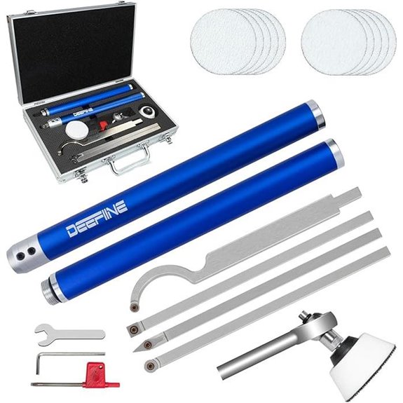 Carbide Tip Wood Lathe Tool Set with Inserts