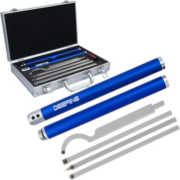 Carbide Tip Wood Lathe Tool Kit with Handle