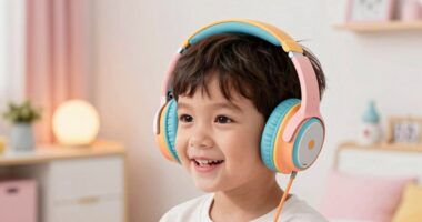 child safe volume headphones