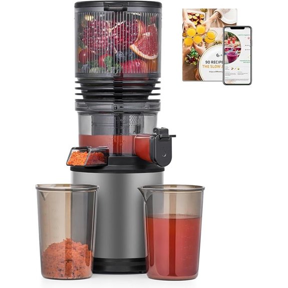 Cold Press Juicer with 6