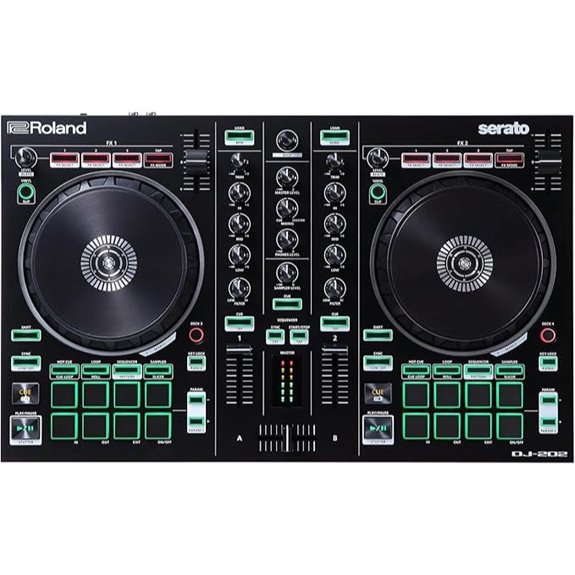 Roland DJ-202 Compact DJ Controller with Drum Sounds
