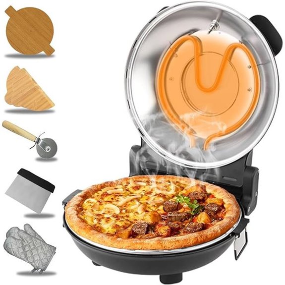 compact indoor pizza oven