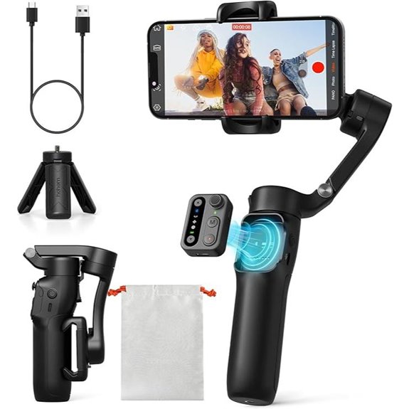 compact smartphone gimbal stabilizer