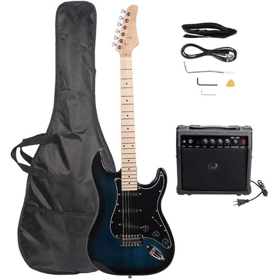 GLARRY Electric Guitar Kit with Amp and Accessories