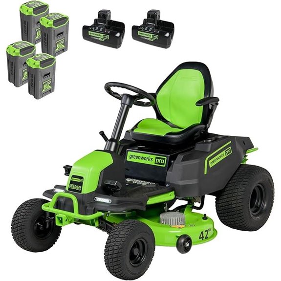 Greenworks 60V 42” Cordless Riding Mower with Batteries