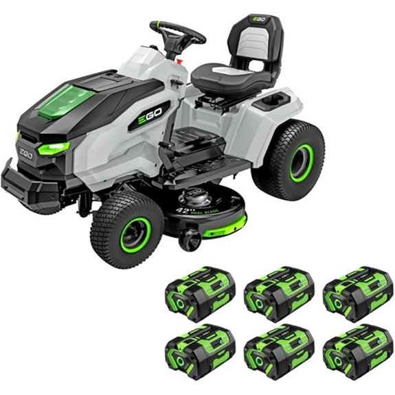 EGO Power+ Cordless Riding Lawn Mower with Batteries