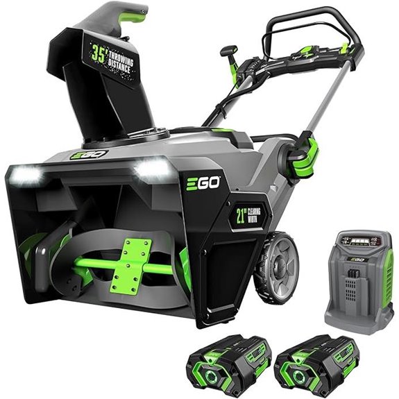 EGO Power+ 21-Inch 56V Cordless Snow Blower with Batteries