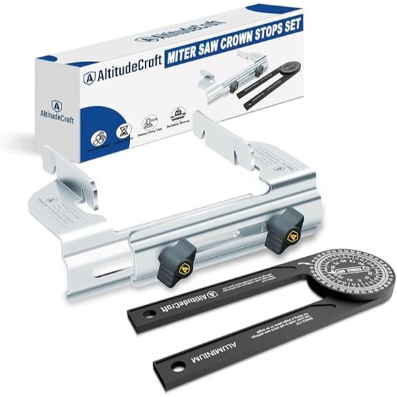 Miter Saw Crown Stops & Protractor Set