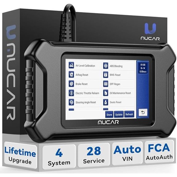 MUCAR CS90 OBD2 Scanner with 28+ Reset Services