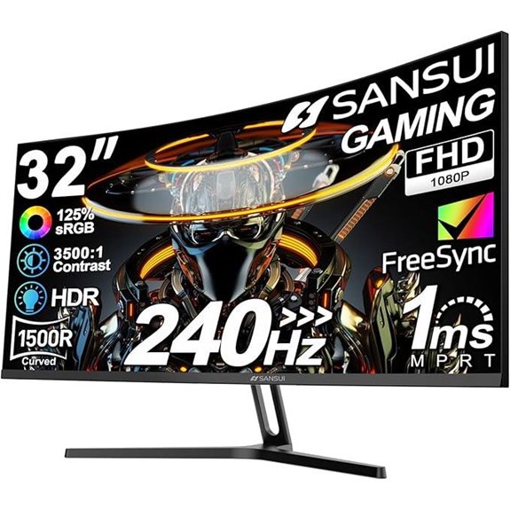 curved 32 inch gaming display