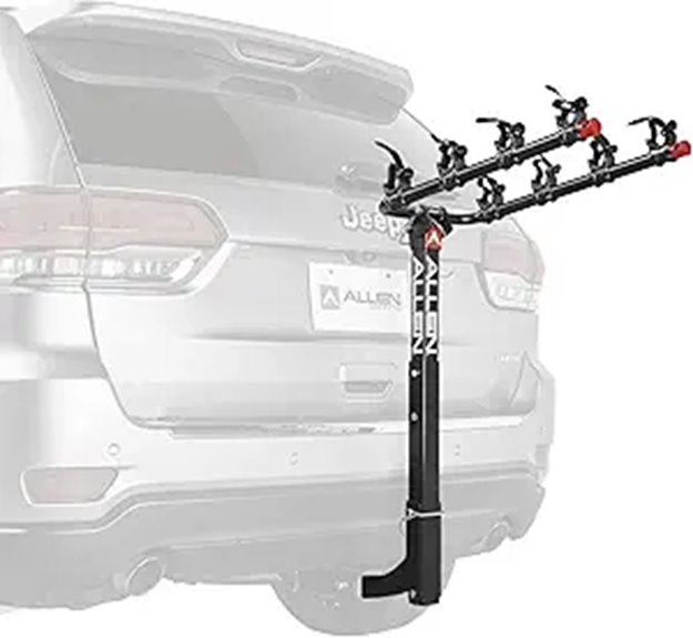 deluxe 4 bike hitch rack