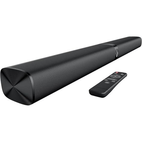 Bluetooth Sound Bar for TV PC Gaming 2-in-1 Detachable