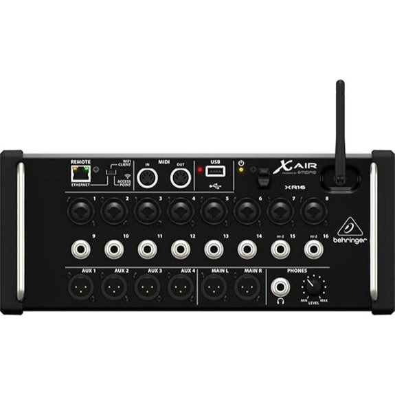 Behringer XR16 Digital Mixer with Wi-Fi and USB