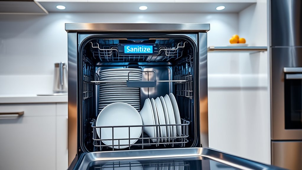 dishwasher sanitize cycle considerations
