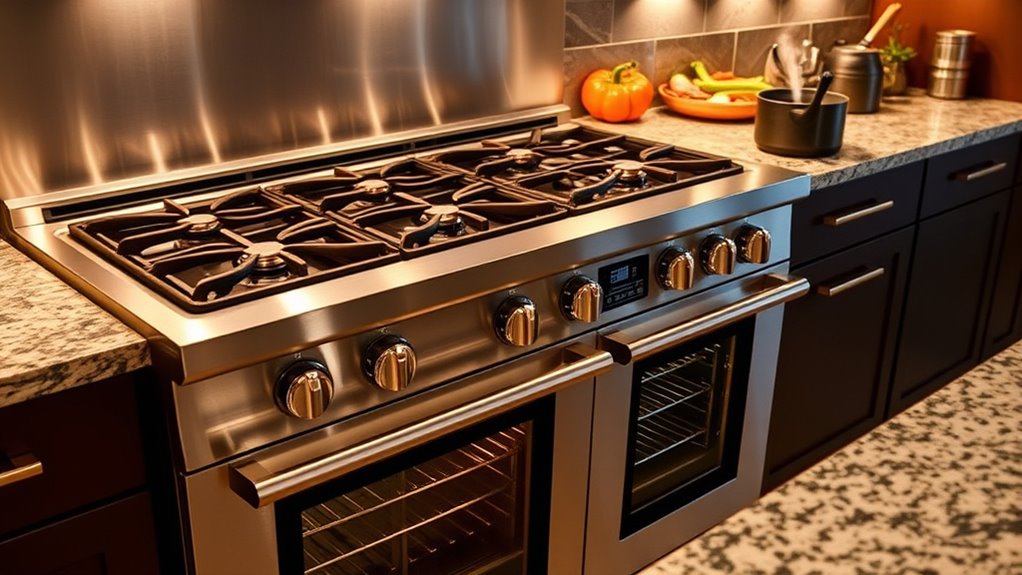 double oven gas range essentials