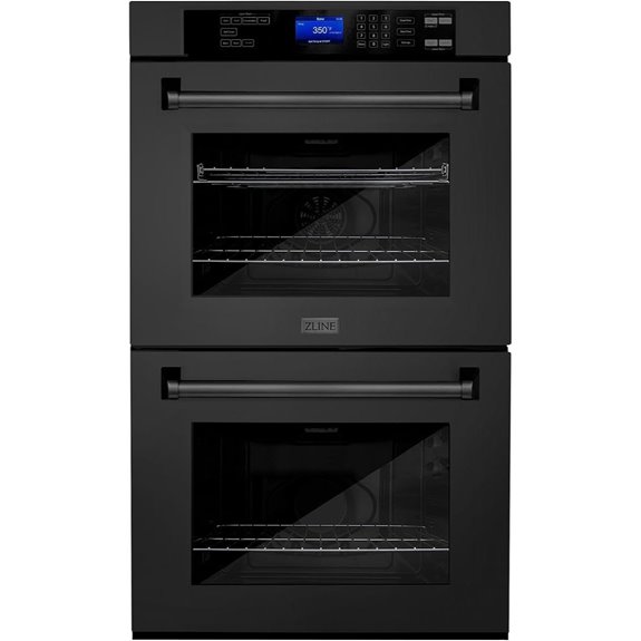double wall oven self clean