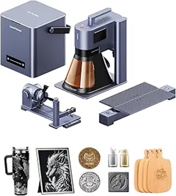 LaserPecker LP5 20W Dual Laser Engraver & Cutter Bundle
