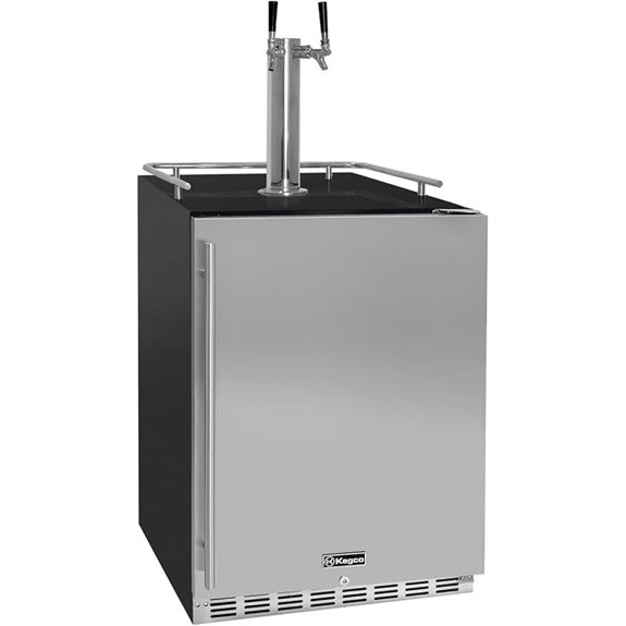 dual tap kegerator dispenser