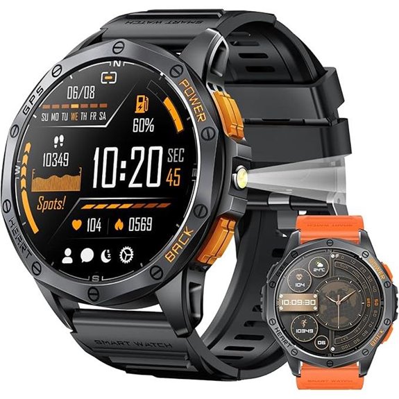 Military Smart Watch with GPS & Sport Modes