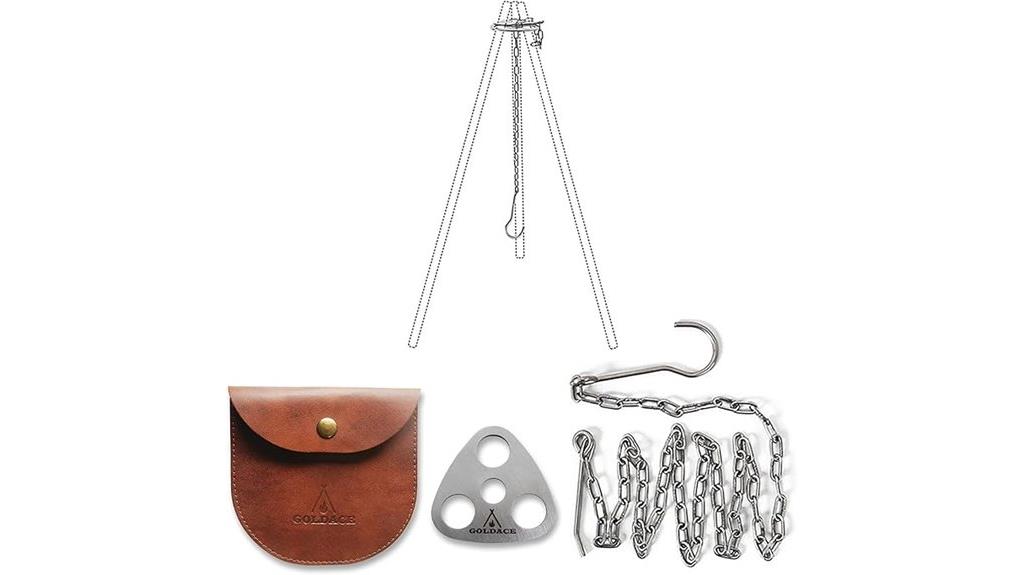 durable stainless steel camping set