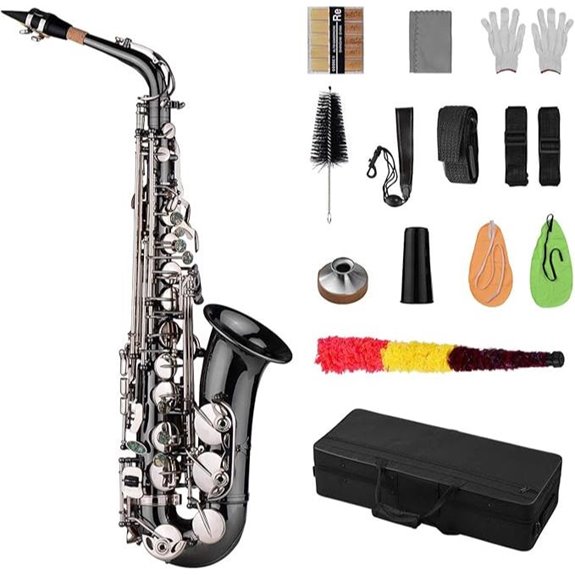 Eb Alto Saxophone with Case and Accessories