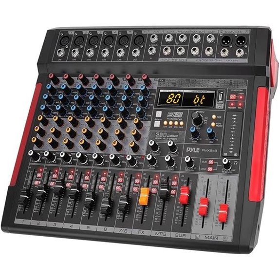 eight channel dj mixer