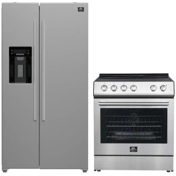 Forno Kitchen Bundle: Electric Range & Refrigerator