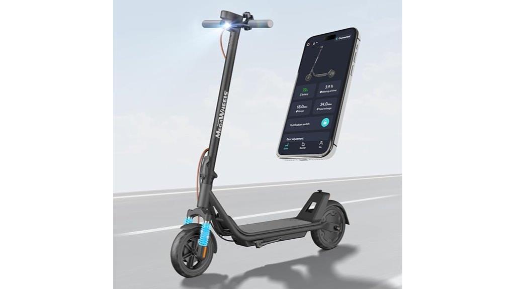 electric scooter with suspension