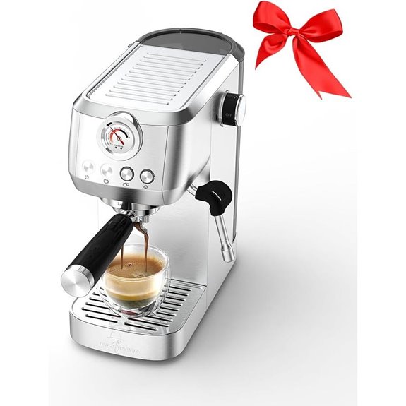 Matinata 20 Bar Espresso Machine with Milk Frother