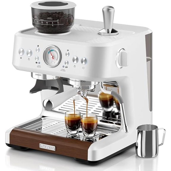 58MM Espresso Machine with Grinder and Milk Frother