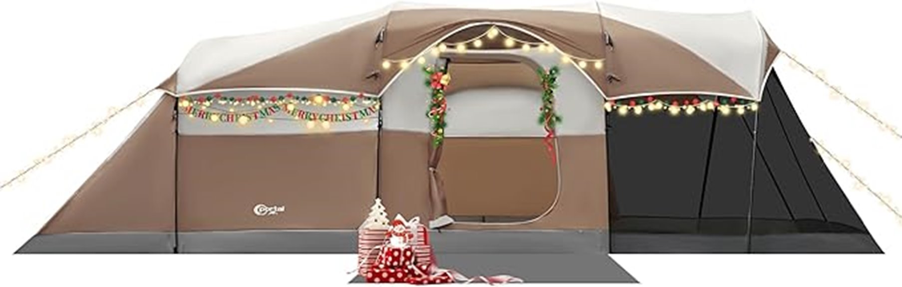 family camping tent with screen